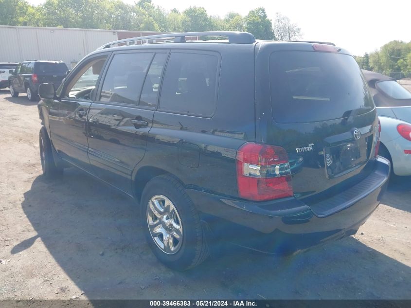 2005 Toyota Highlander VIN: JTEGD21A050112418 Lot: 39466383