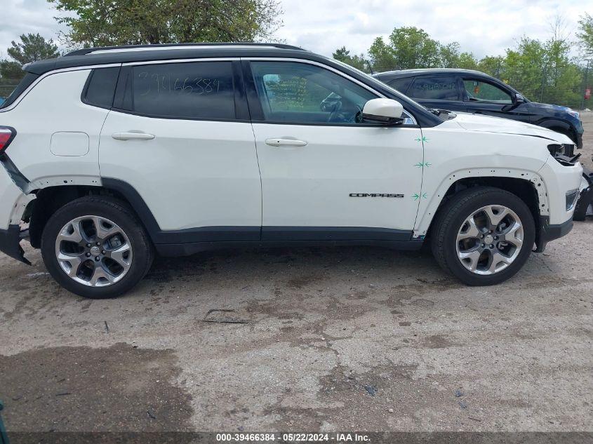 2020 Jeep Compass Limited 4X4 VIN: 3C4NJDCBXLT255043 Lot: 39466384