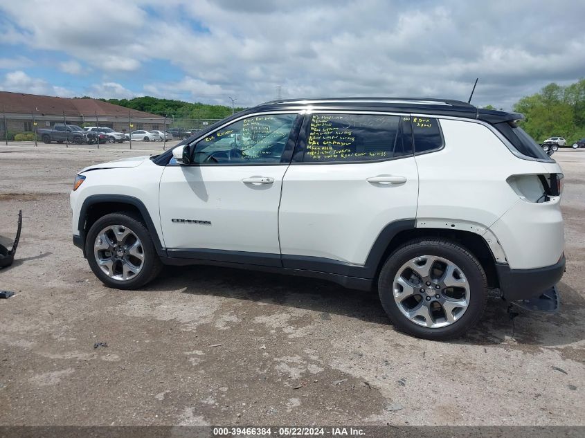 2020 Jeep Compass Limited 4X4 VIN: 3C4NJDCBXLT255043 Lot: 39466384