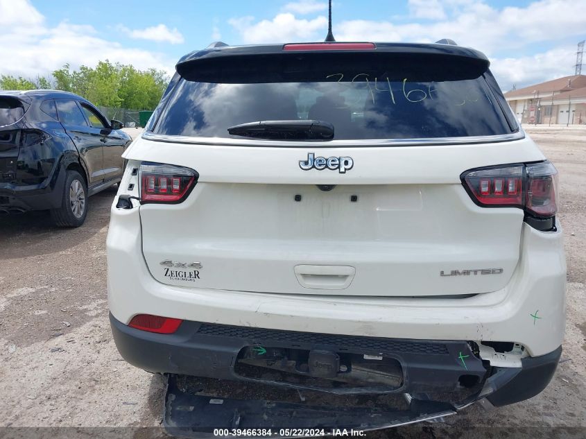 2020 Jeep Compass Limited 4X4 VIN: 3C4NJDCBXLT255043 Lot: 39466384