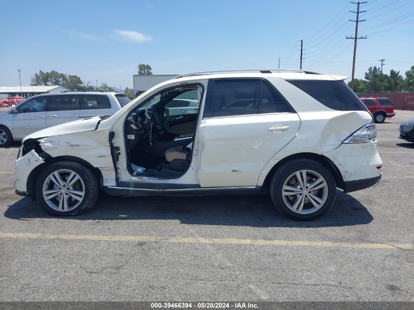 2012 Mercedes-Benz Ml 350 4Matic VIN: 4JGDA5HB0CA049145 Lot: 39466394