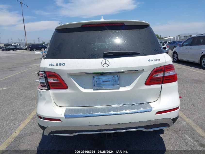 2012 Mercedes-Benz Ml 350 4Matic VIN: 4JGDA5HB0CA049145 Lot: 39466394