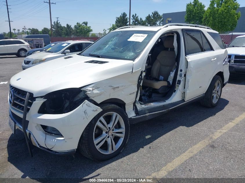 2012 Mercedes-Benz Ml 350 4Matic VIN: 4JGDA5HB0CA049145 Lot: 39466394