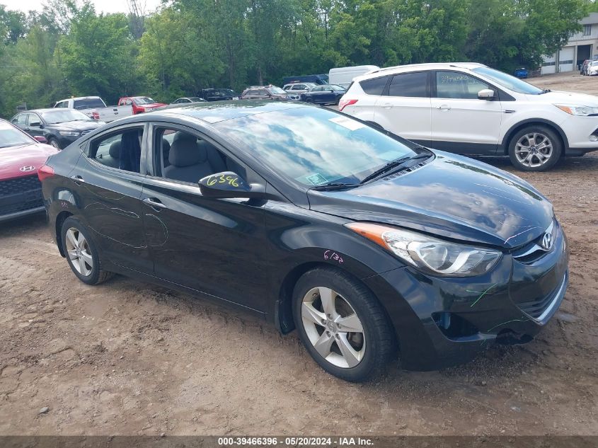 2013 Hyundai Elantra Gls VIN: 5NPDH4AE7DH400383 Lot: 39466396