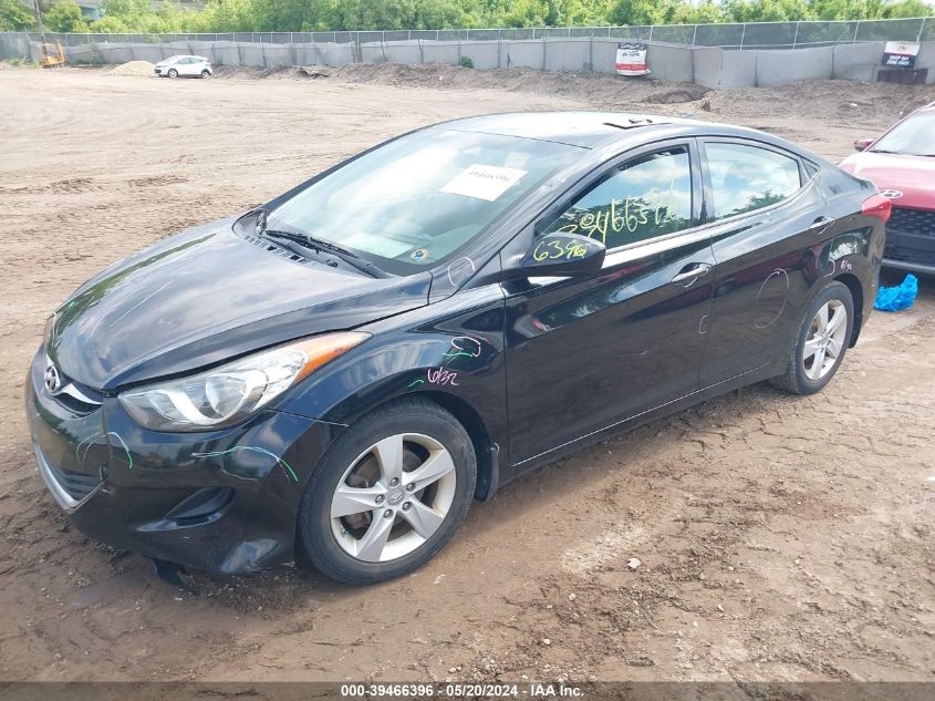 2013 Hyundai Elantra Gls VIN: 5NPDH4AE7DH400383 Lot: 39466396