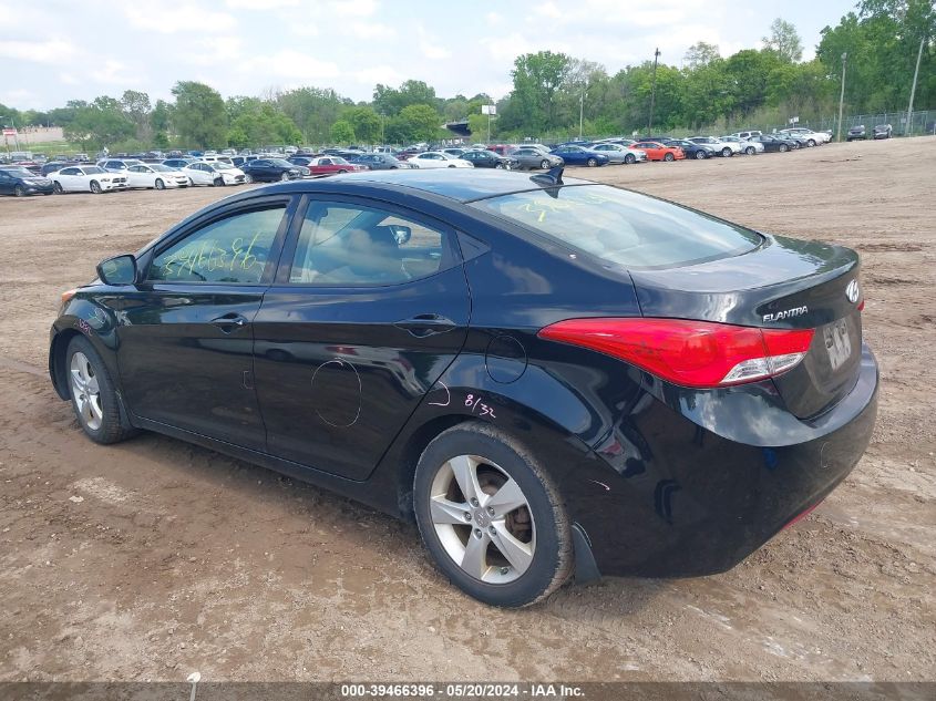 2013 Hyundai Elantra Gls VIN: 5NPDH4AE7DH400383 Lot: 39466396