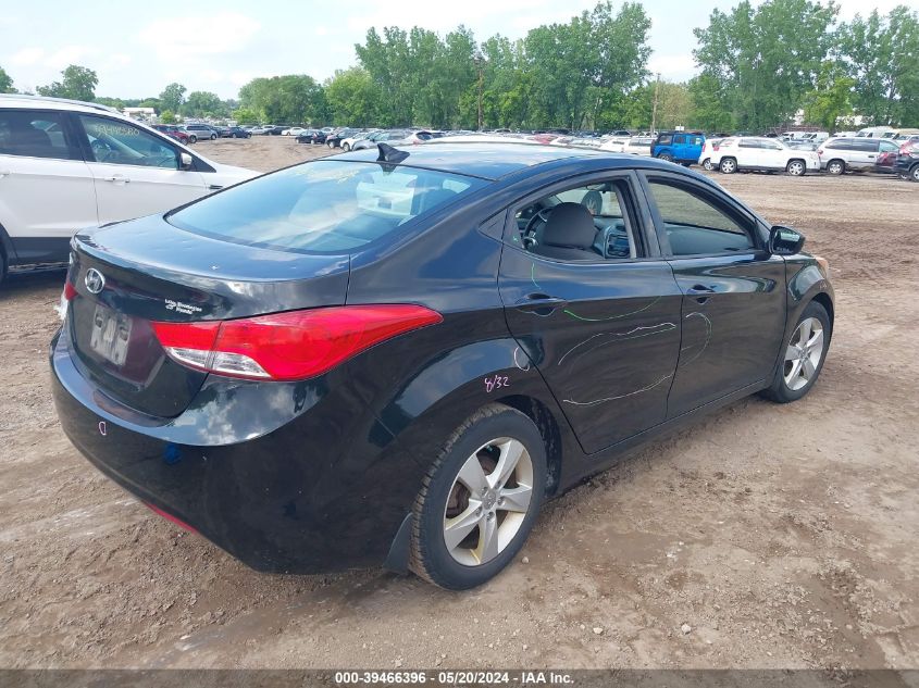 2013 Hyundai Elantra Gls VIN: 5NPDH4AE7DH400383 Lot: 39466396