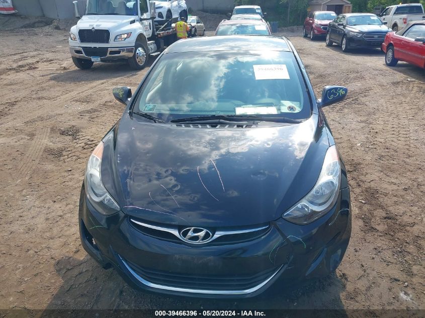 2013 Hyundai Elantra Gls VIN: 5NPDH4AE7DH400383 Lot: 39466396