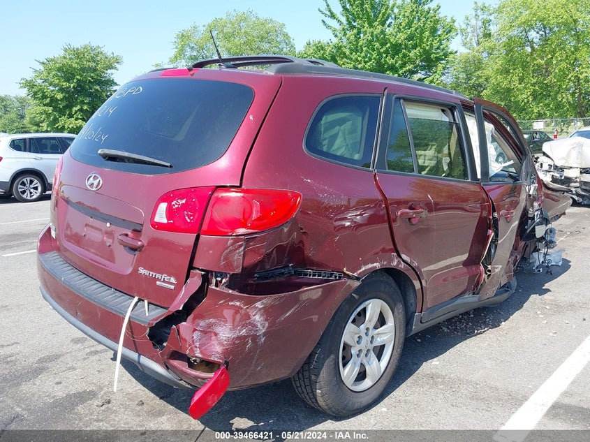 2009 Hyundai Santa Fe Gls VIN: 5NMSG73D19H282965 Lot: 39466421