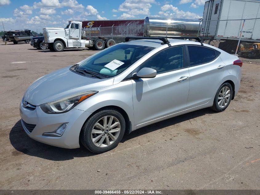 2015 Hyundai Elantra Se VIN: KMHDH4AE3FU230897 Lot: 39466455