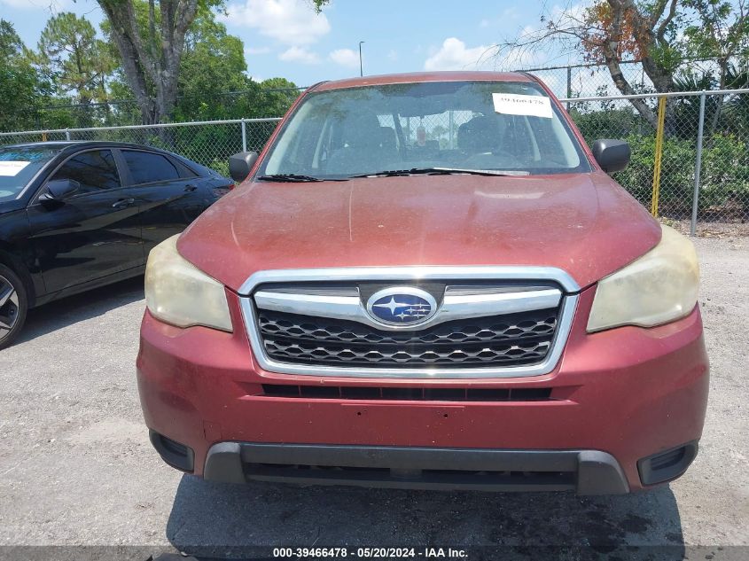 2014 Subaru Forester 2.5I VIN: JF2SJAAC0EH484203 Lot: 39466478