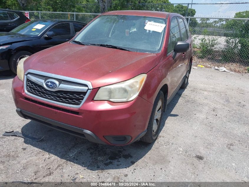 2014 Subaru Forester 2.5I VIN: JF2SJAAC0EH484203 Lot: 39466478