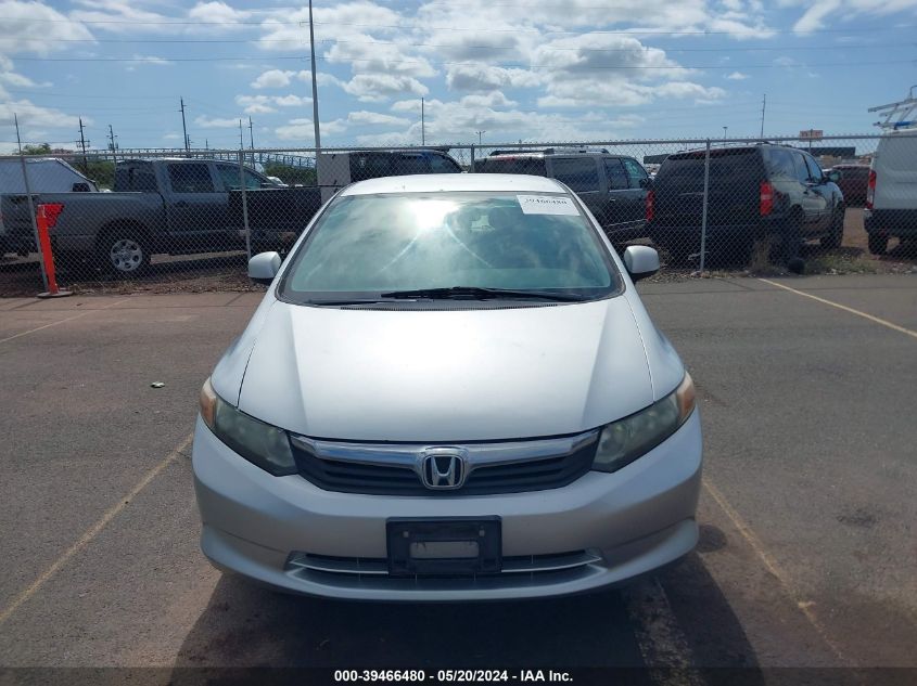 2012 Honda Civic Lx VIN: 2HGFB2F53CH607157 Lot: 39466480