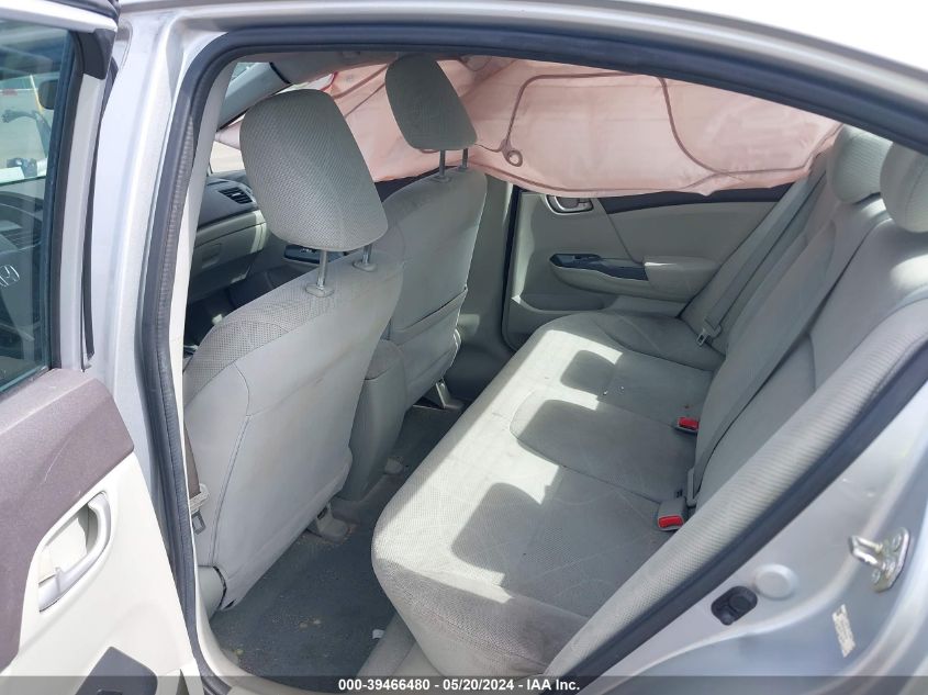 2012 Honda Civic Lx VIN: 2HGFB2F53CH607157 Lot: 39466480