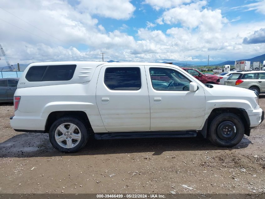 2012 Honda Ridgeline Rtl VIN: 5FPYK1F58CB454421 Lot: 39466499