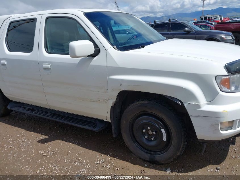 2012 Honda Ridgeline Rtl VIN: 5FPYK1F58CB454421 Lot: 39466499