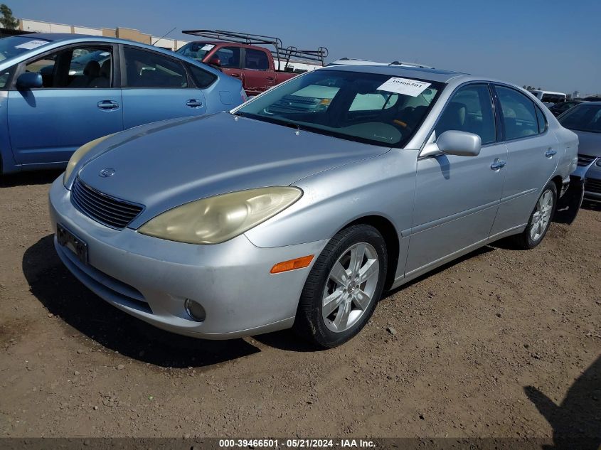 2005 Lexus Es 330 VIN: JTHBA30G955100353 Lot: 39466501