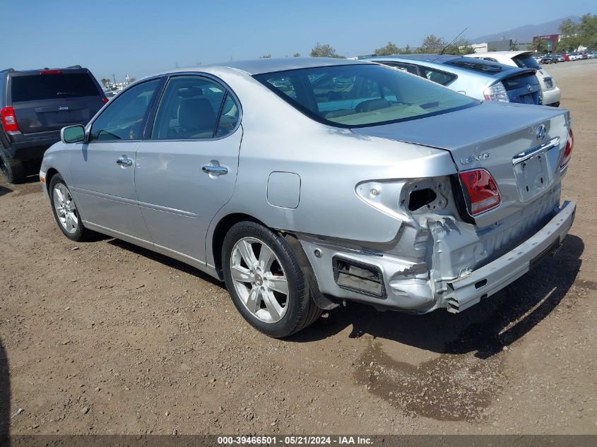 2005 Lexus Es 330 VIN: JTHBA30G955100353 Lot: 39466501