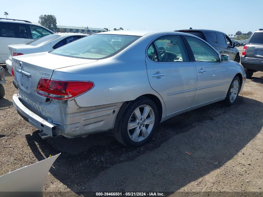 2005 Lexus Es 330 VIN: JTHBA30G955100353 Lot: 39466501