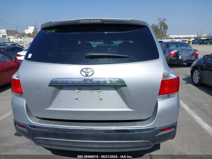 2012 Toyota Highlander VIN: 5TDZA3EH9CS027770 Lot: 39466516