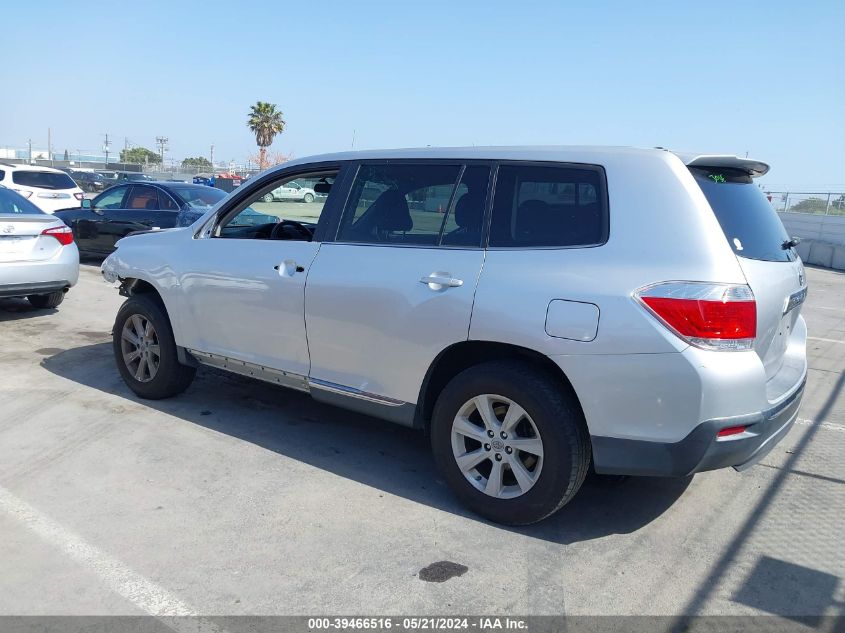 2012 Toyota Highlander VIN: 5TDZA3EH9CS027770 Lot: 39466516