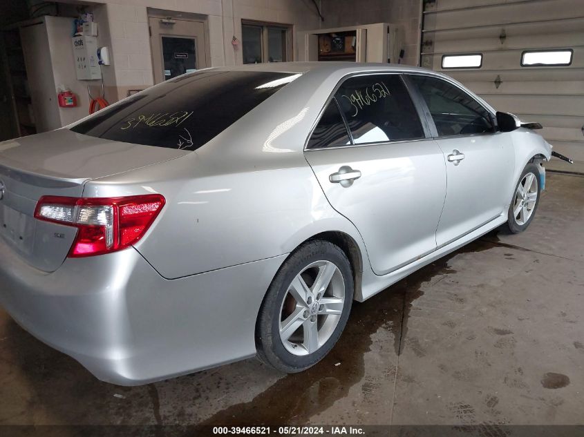 2014 Toyota Camry Se VIN: 4T1BF1FK8EU348713 Lot: 39466521