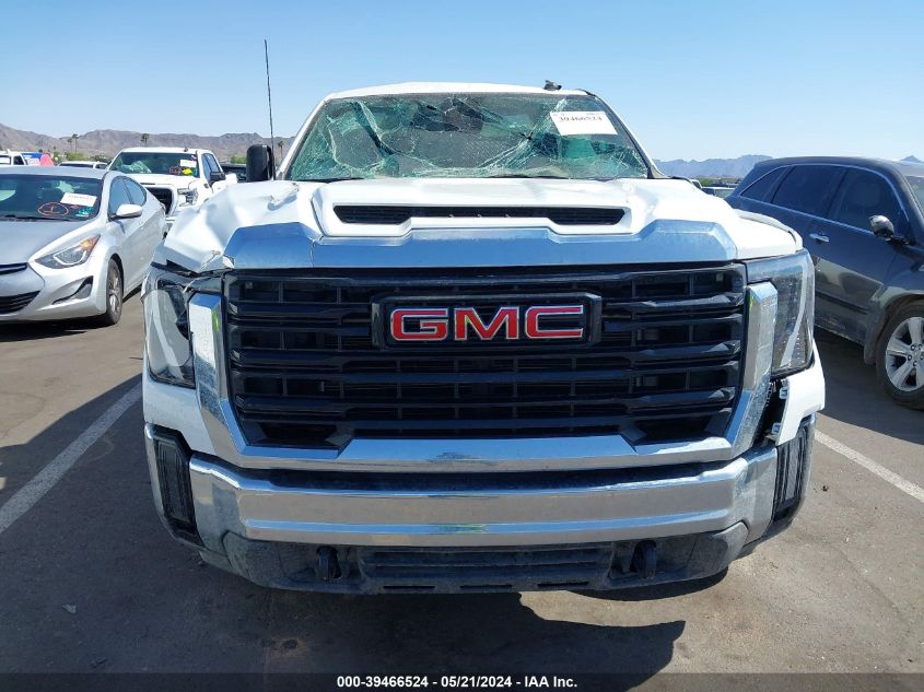 2024 GMC Sierra 2500Hd 4Wd Long Bed Pro VIN: 1GT49LE77RF165441 Lot: 39466524