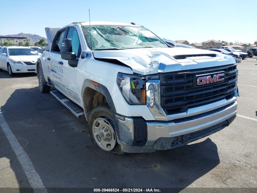 2024 GMC Sierra 2500Hd 4Wd Long Bed Pro VIN: 1GT49LE77RF165441 Lot: 39466524