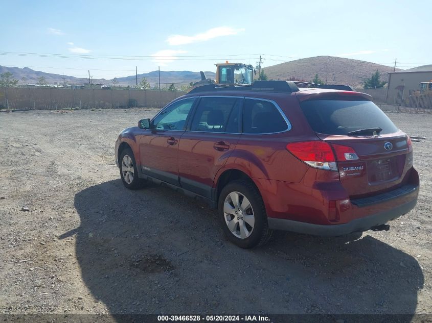 2011 Subaru Outback 2.5I Premium VIN: 4S4BRBCCXB3390392 Lot: 39466528