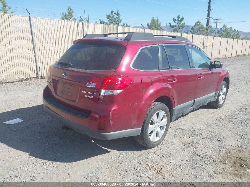 2011 Subaru Outback 2.5I Premium VIN: 4S4BRBCCXB3390392 Lot: 39466528