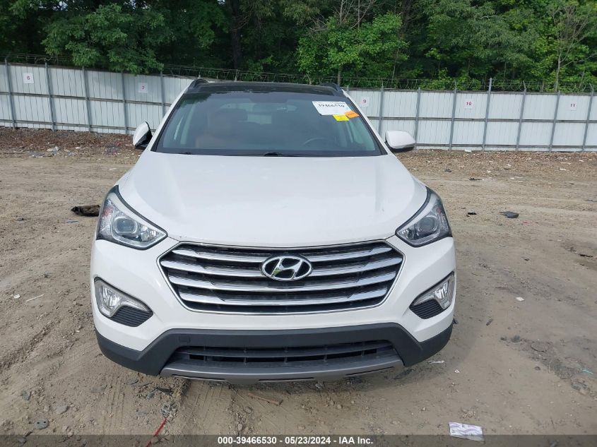 2014 Hyundai Santa Fe Limited VIN: KM8SR4HF2EU038601 Lot: 39466530