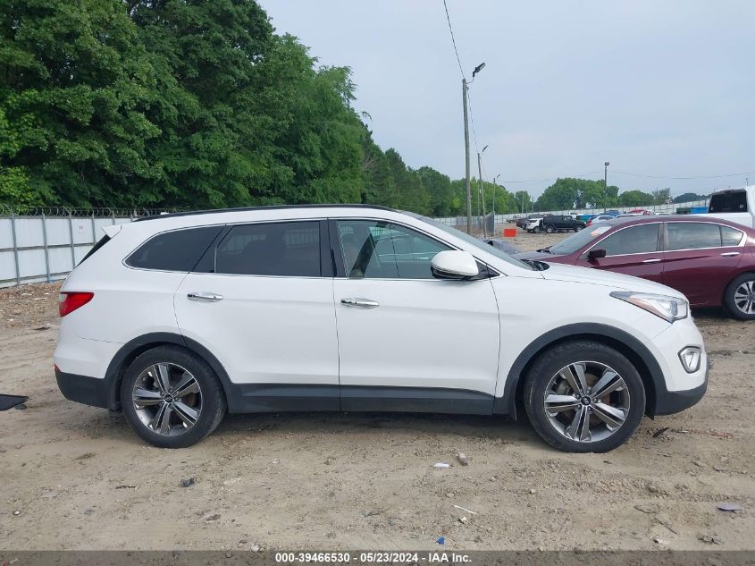 2014 Hyundai Santa Fe Limited VIN: KM8SR4HF2EU038601 Lot: 39466530