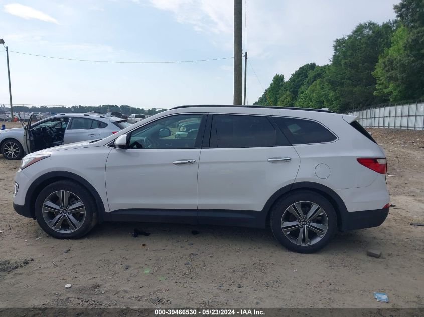 2014 Hyundai Santa Fe Limited VIN: KM8SR4HF2EU038601 Lot: 39466530