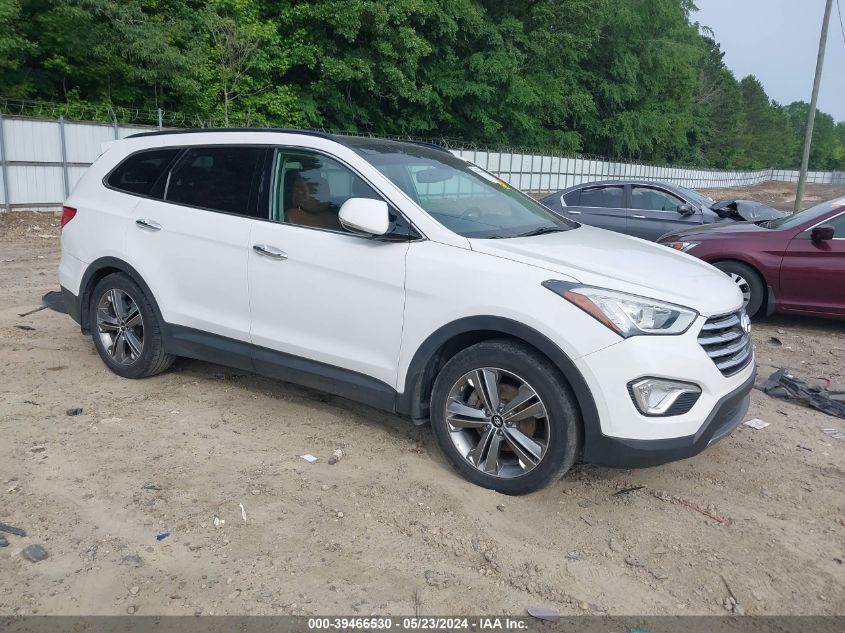 2014 Hyundai Santa Fe Limited VIN: KM8SR4HF2EU038601 Lot: 39466530