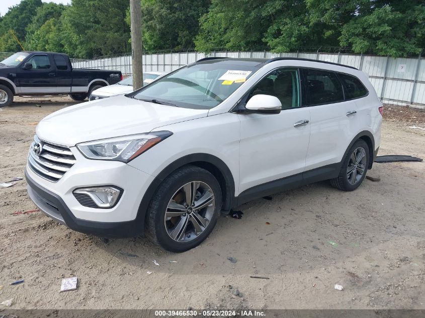 2014 Hyundai Santa Fe Limited VIN: KM8SR4HF2EU038601 Lot: 39466530