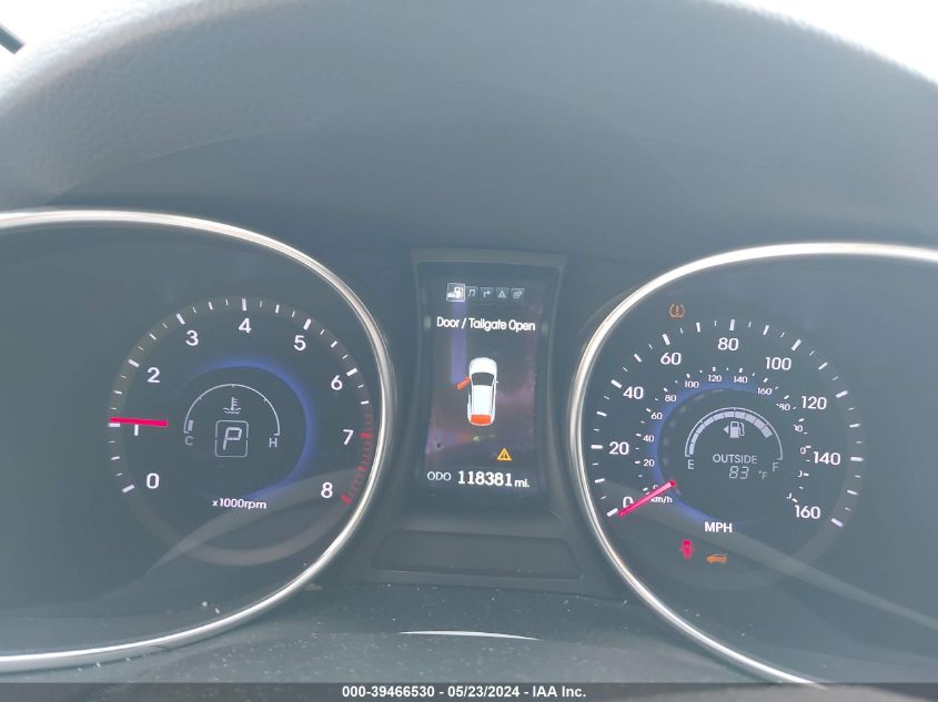 2014 Hyundai Santa Fe Limited VIN: KM8SR4HF2EU038601 Lot: 39466530