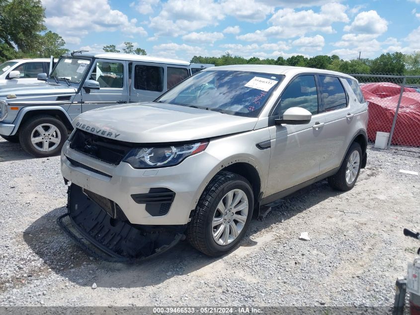 2017 Land Rover Discovery Sport Se VIN: SALCP2BG7HH687899 Lot: 39466533