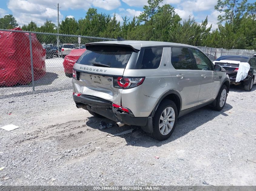 2017 Land Rover Discovery Sport Se VIN: SALCP2BG7HH687899 Lot: 39466533