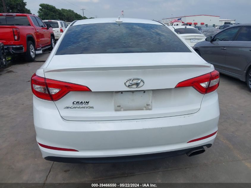 2016 Hyundai Sonata Se VIN: 5NPE24AF0GH288612 Lot: 39466550