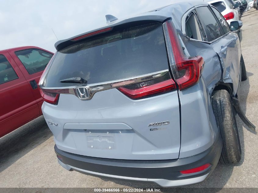 2022 Honda Cr-V Awd Ex-L VIN: 2HKRW2H84NH658748 Lot: 39466566