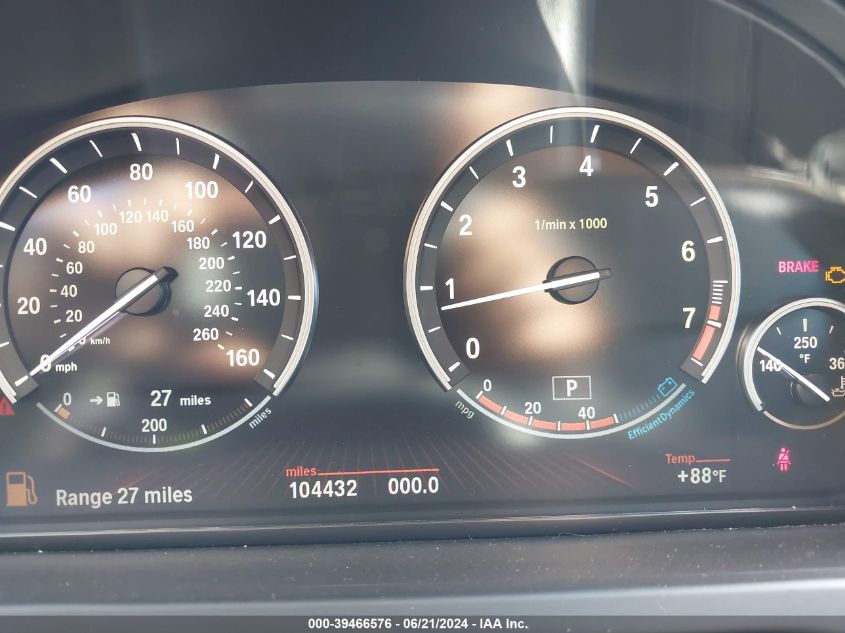 2010 BMW 750Li xDrive VIN: WBAKC8C54AC431217 Lot: 39466576