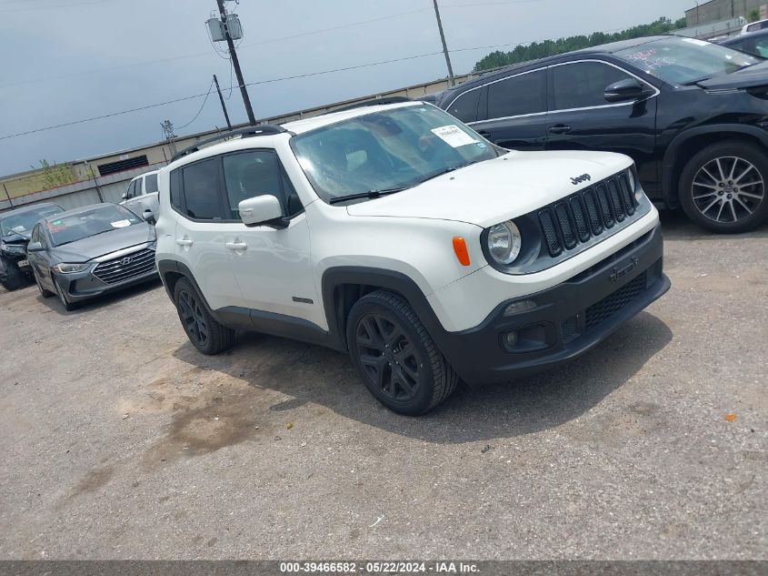 2017 Jeep Renegade Altitude Fwd VIN: ZACCJABBXHPF00221 Lot: 39466582