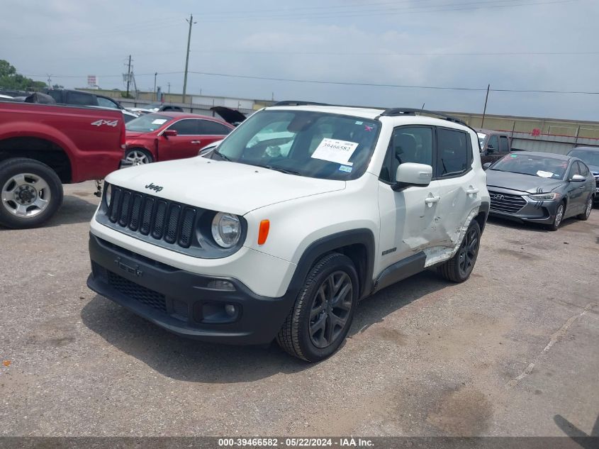 2017 Jeep Renegade Altitude Fwd VIN: ZACCJABBXHPF00221 Lot: 39466582