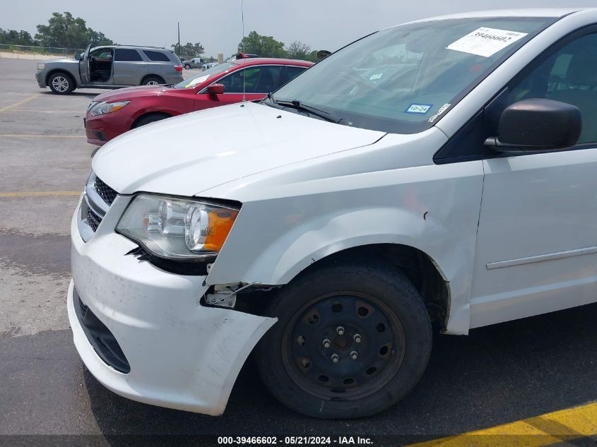 2016 Dodge Grand Caravan Se VIN: 2C4RDGBG3GR139117 Lot: 39466602
