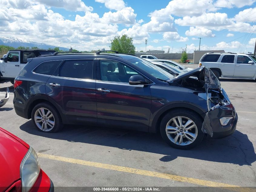 2013 Hyundai Santa Fe Limited VIN: KM8SRDHF3DU012491 Lot: 39466608