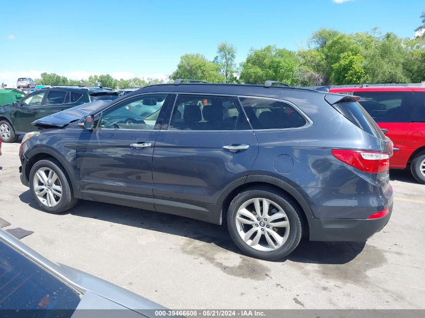2013 Hyundai Santa Fe Limited VIN: KM8SRDHF3DU012491 Lot: 39466608