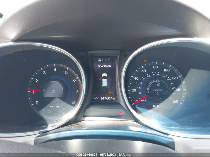 2013 Hyundai Santa Fe Limited VIN: KM8SRDHF3DU012491 Lot: 39466608