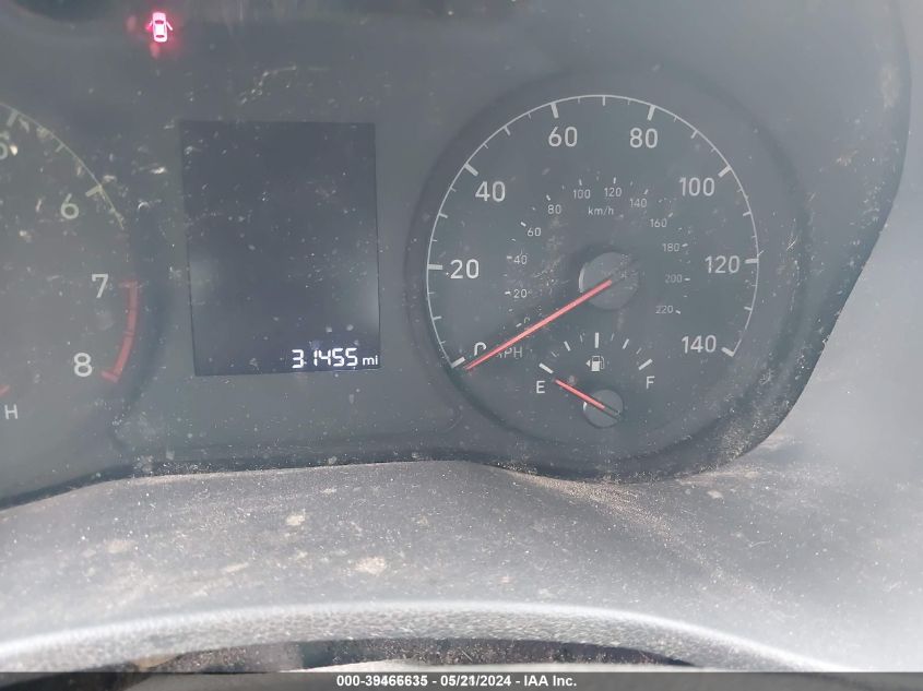 2022 Hyundai Accent Se VIN: 3KPC24A67NE177614 Lot: 39466635