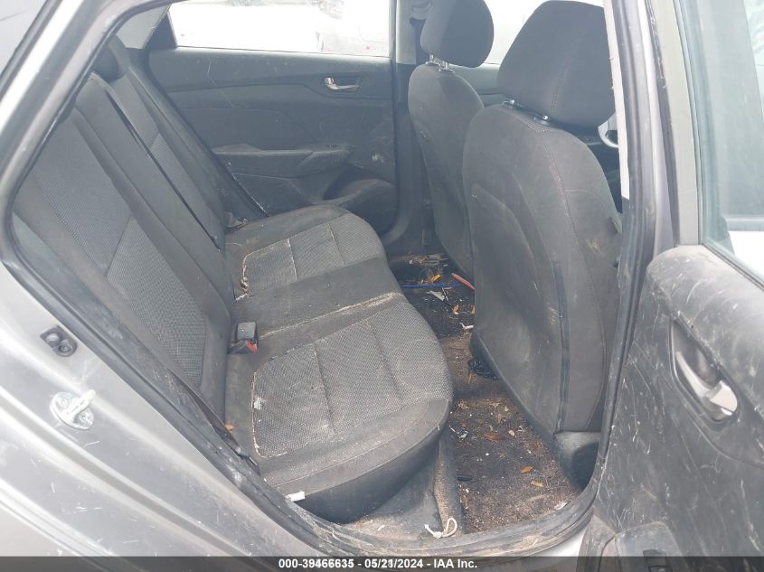 2022 Hyundai Accent Se VIN: 3KPC24A67NE177614 Lot: 39466635