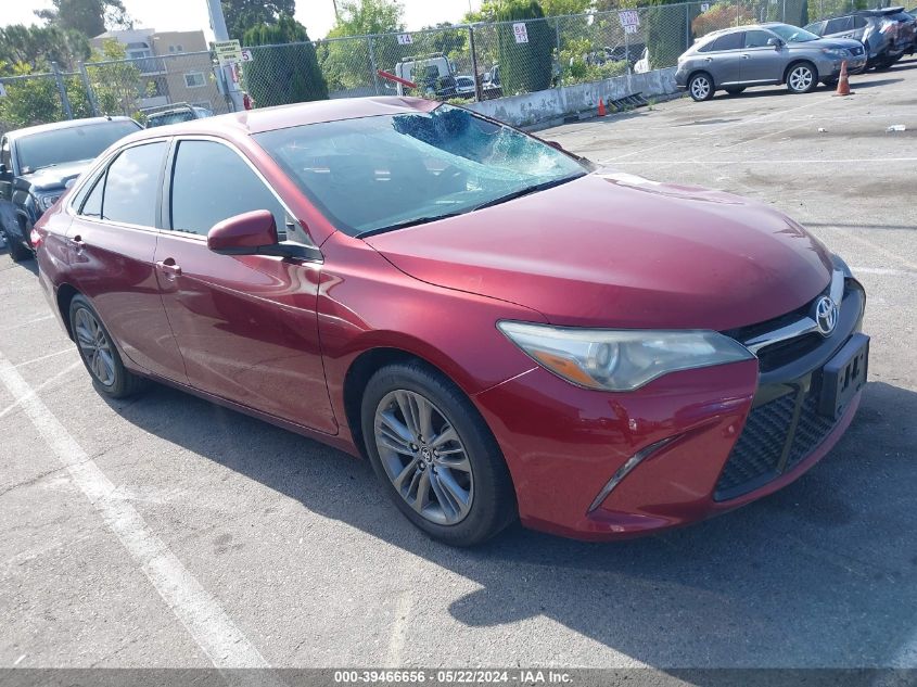 2016 Toyota Camry Se VIN: 4T1BF1FK5GU563601 Lot: 39466656